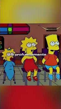 El sacerdote de la iglesia está planeando algo malo #simpsons