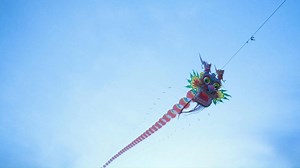 Giant dragon kite 🐲 Last year, #China's blogger "Jiu Yue" approached kite inheritor (Chu Guangliang) in Weifang, Shandong province. They spent a whole month to complete a giant dragon #kite together. Kites have a history of more than 2,000 years, and Weifang is known as the "kite capital of the world" as people consider Weifang to be the birthplace of kites. Such #dragon kite is an innovation of modern kite artists, and it is with the efforts of them that the kites traditions have been developi