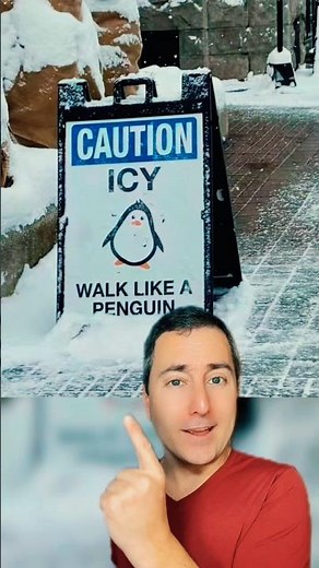 Funny Signs in Winter ❄️