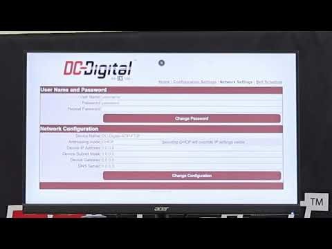 Dual-Location Production Clock with Bell Scheduling Shift Changes- DC-80N-BR-50-1RM-Master-Secondary