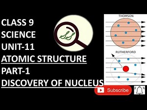 CLASS 9 SCIENCE UNIT-11 ATOMIC STRUCTURE PART-1 DISCOVERY OF NUCLEUS