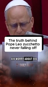 Why doesn't Pope Leo XIV worry about his zucchetto falling off when interacting with the faithful? #PopeLeo #pope #PopeFrancis #catholic #catholichurch | Daily Faith