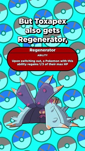 Toxapex's Forgotten Signature Ability #pokemon #pokemonfacts #pokemonsunandmoon