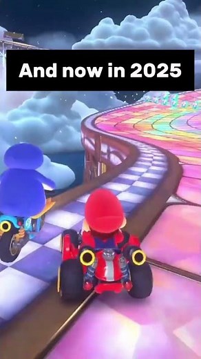 Mario Yeets The Penguin Over The Years. #mario #mariokartworld #sparksofhope