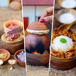 175K views · 9.8K reactions |  3 Popular Mutton Recipes Miniature  | Miniature Cooking Show | Facebook