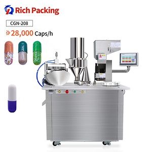 [Hot Item] Drug Pill Capsule Filling Machine Powder Pellet Encapsulation Machine with Siemens Touch Control Screen
