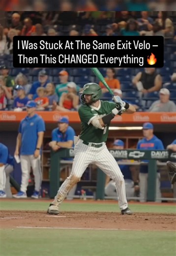 This Changed Everything ⬇️ 1️⃣ I Started Training Bat Speed For a long time I just swung my game bat and hoped exit velo would come. Once I committed to overload and underload bat speed training, my bat speed and exit velo finally jumped. I treated bat speed like a trainable skill and tracked it weekly. 2️⃣ I Built Explosive Strength Lifting alone didn’t move the needle for me. Med-ball throws, jumps, sprints, and rotational power work taught my body to apply force fast. At higher levels, power 