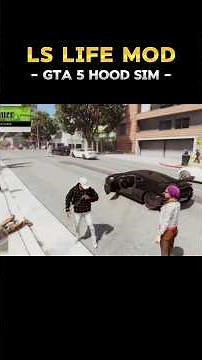 One Of The BEST Mods In GTA 5 - LS LIFE MOD #gta5mods #streetsofls #subscribe #gaming #shorts