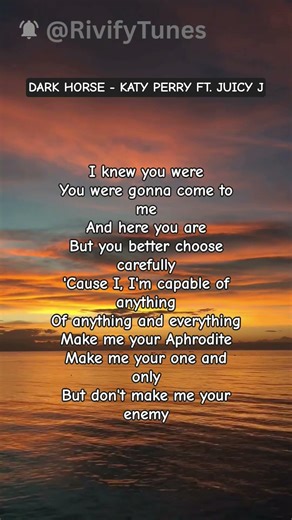 Dark horse - Katy Perry ft. Juicy J #lyrics #juicyj #katyperry #darkhorse #darkhorsekatyperry