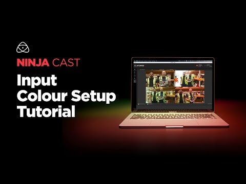 Input Color Setup Tutorial | AtomX Cast Desktop App