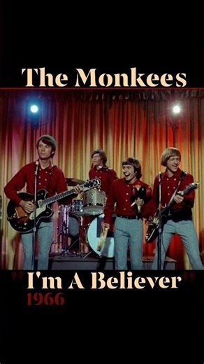 The Monkees• 1966~ "I'm a Believer" #monkees #Sunday60s #60smusic