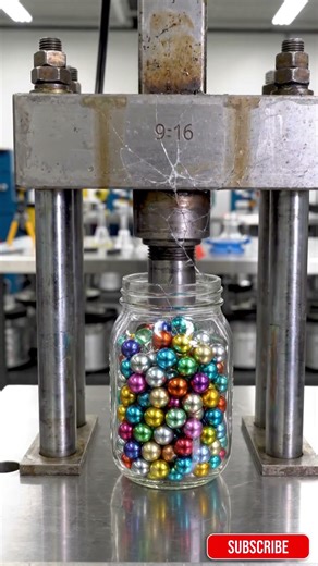 WAIT FOR IT… 😱 Glass Jar Crush Test