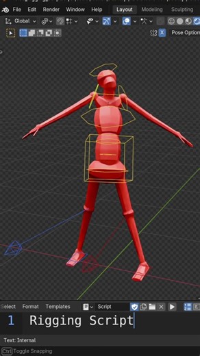 Rigging Scripts in Blender 5.0