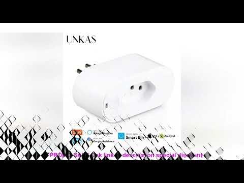 Tuya 16A/20A Brazil Standard Wifi Smart Plug Socket Work with Google Home Alexa with Power Monitor A