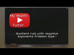 ALEKS | Quotient rule with negative exponents: Problem type 1