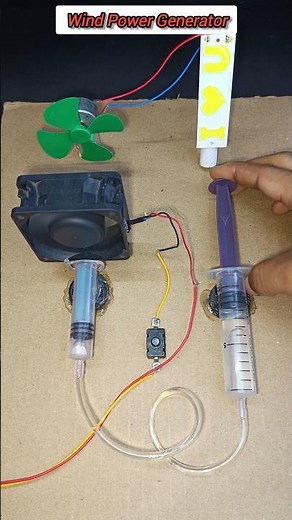 DIY Wind Power Generator Using DC Motor • free energy⚡
