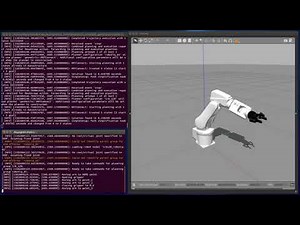 Inverse Kinematics example with ROS and MoveIt! using an ABB IRB 120 robot simulation
