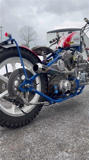 Kickstarting and Running on this old Harley Chopper “Chopper Dave’s LFR11x”