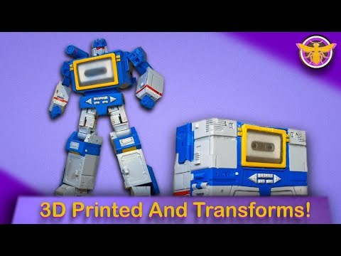 I 3D Printed My Own Soundwave Transformer!