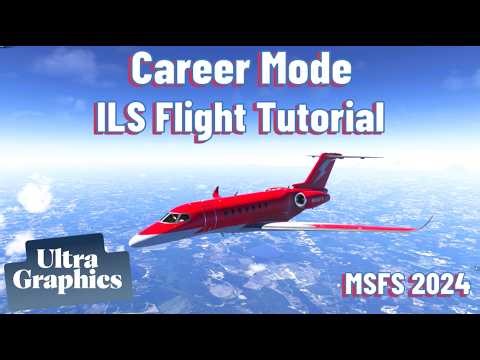 Full Career Mode ILS flight tutorial - MSFS 2024 - Cessna Citation Longitude