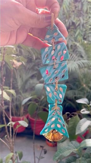 DIY Clay Wind Chime for Home Decor 🏡✨