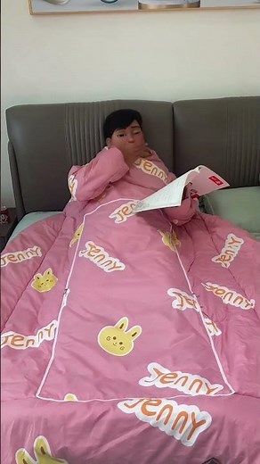 Stay warm, cozy, and stylish with our multifunctional pillow blanket!