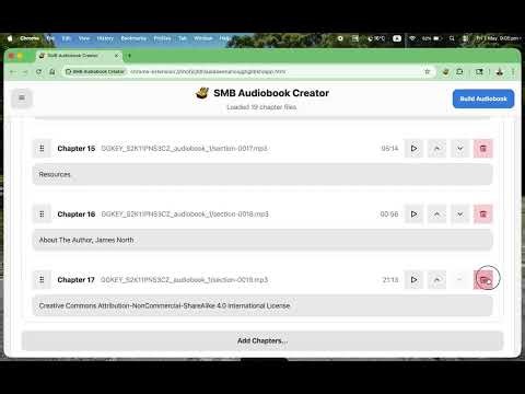 Create an m4b file in 40 seconds on Windows, macOS, Linux, FreeBSD