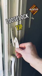 Here's a tip for a loose lock #lock #tooltips #homediy #slidingdoors #safetytips #homesecuritytips #strippedscrew #milwaukeetools #revive #doorlocks | Revive Home Tips