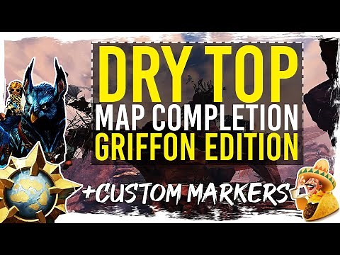Guild Wars 2 - Dry Top Map Completion with Custom Markers