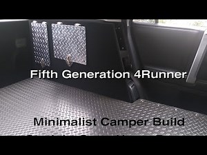 4Runner 5th Gen Camping Conversion Kit Build