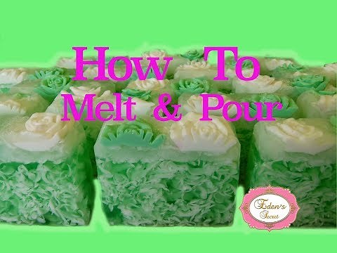 How to Melt and Pour Crystal Soap