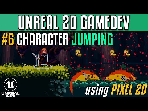Creating 2D games with Unreal Engine using Pixel 2D - Part 6 - Jumping