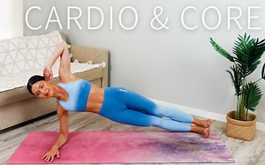 【Move With Nicole】30分钟HIIT锻炼，有氧运动与核心，包括热身和冷却锻炼，燃烧卡路里！