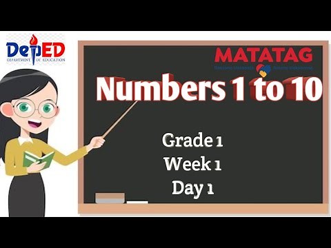Grade 1 Math MATATAG CURRICULUM | Quarter 1 Week 1 (Day 1)