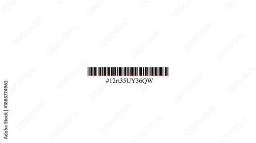 Bar code scanning animation,Bar code animation with laser beam. Laser beam barcode scanning motion graphics.Scanner icon neon animation. Barcode scanner animation.