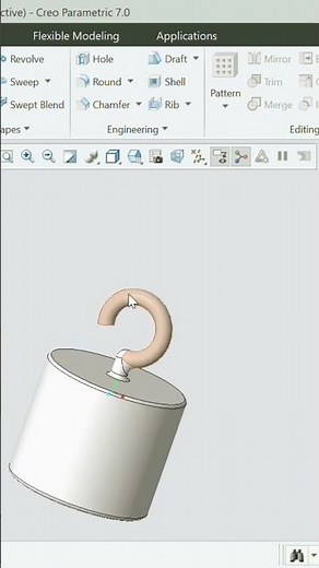Creo sweep tutorial solid works