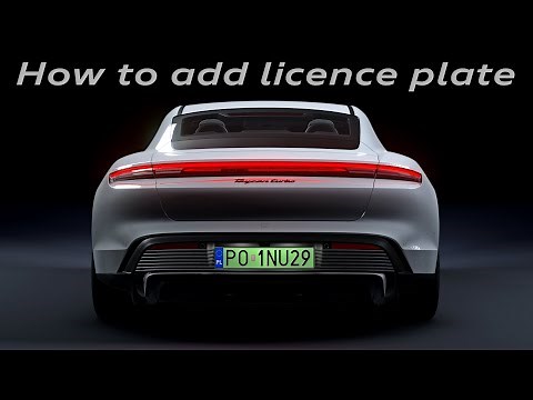 Assetto Corsa - How to add licence plate in 3DSimED3 | Tutorial