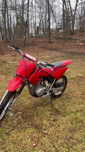 Finally the snow is gone #crf80f #dirtbike