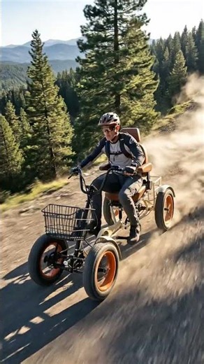 This how fun a 4 wheel ebike ride can be with 1500w of power. #4wheelbike #ebike