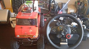 Car No.03 Steering Wheel Drive R/C Car With Arduino, Webcam and Net.USB Etc. But This Is Crawler and 4WS (4 Wheel Steering)