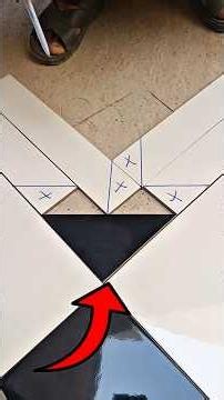 Cutting and finishing 45° corners for ceramic tiles