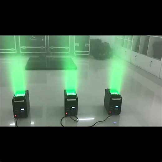 Qube Lighting SFA022A Vertical Fog Machine | 1500W CO2-Style Jet | 24×10W RGBW LEDs |