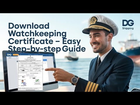 How to Download Your Watchkeeping Certificate from DG Shipping |Step-by-Step ‪@MerchantNavyDECODED‬