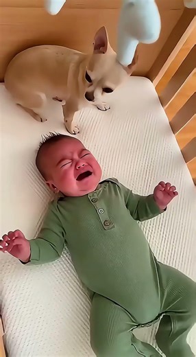 Crying Baby Instantly Calms When a Chihuahua Cuddles Them 🥹🐶