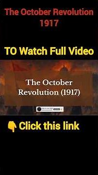 "October Revolution 1917 – Causes, Leaders, and Effects on Russia" | #class9 #octoberrevolution |