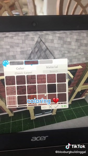 filming while building is a lot harder than i thought it would be 😭😭 WHAT SHOULD I BUILD NEXT?! 😩 #bloxburg #bloxburgcity #fyp #roblox