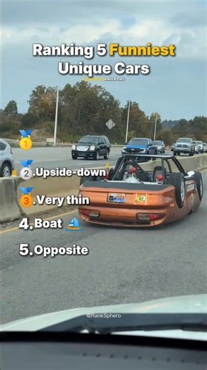 Ranking 5 Funniest & Weirdest Cars Ever Made 😂🚗