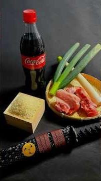 Katana Cooking #5 | Coca-Cola Braised Pork Spare Ribs on Premium Rice🥤🍖