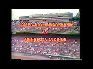 1978-09-17 Tampa Bay Buccaneers vs Minnesota Vikings