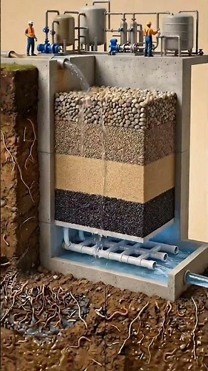 How a drinking water filter works